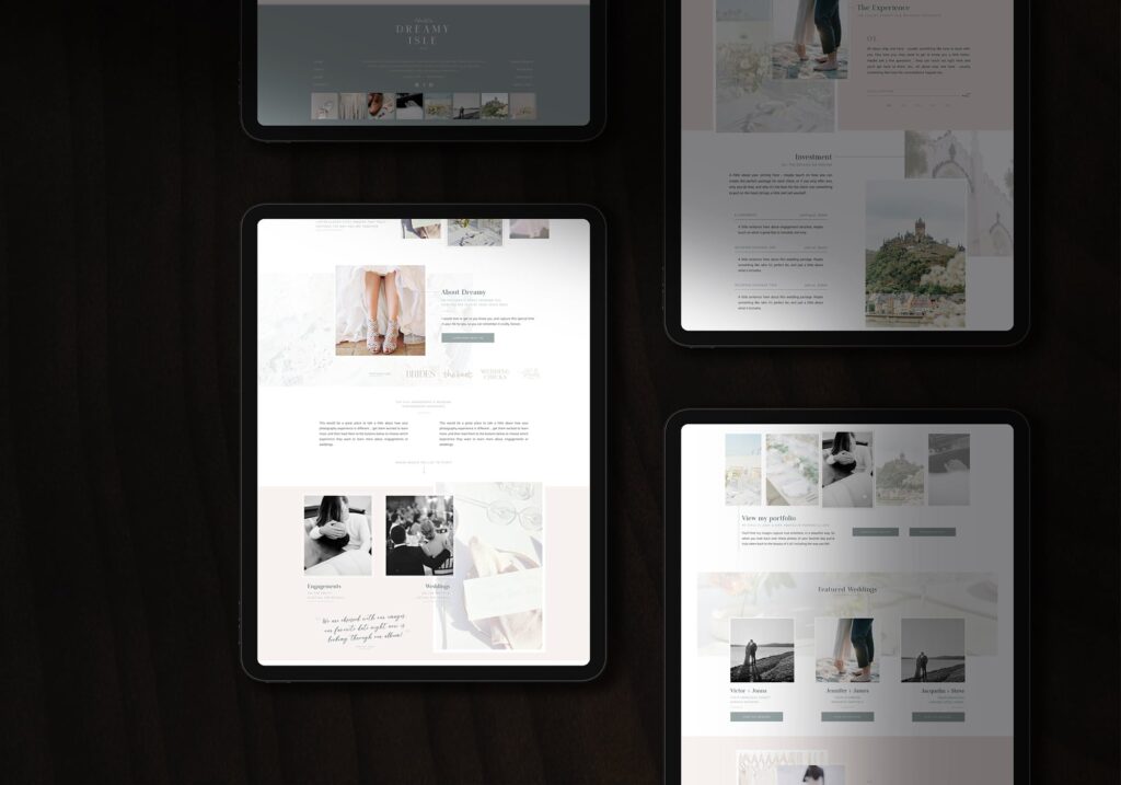 Small Business Website Design Templates | Jen Gen Creative