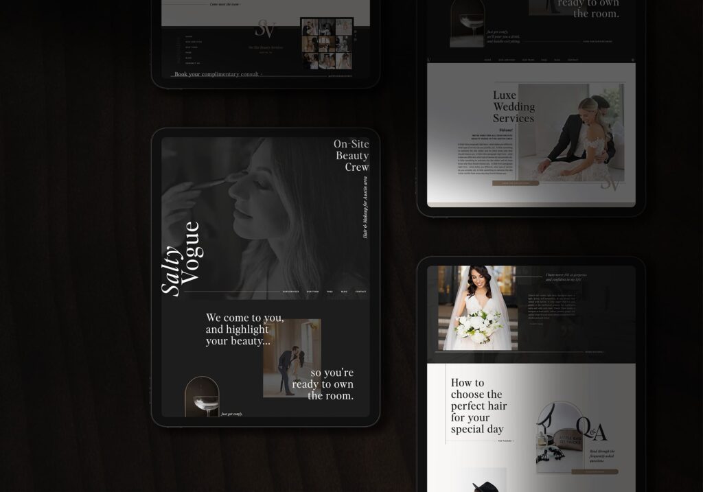 Small Business Website Design Templates | Jen Gen Creative