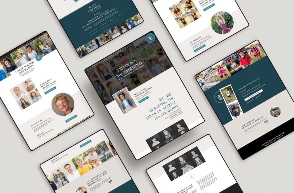 Custom website by Showit website designer Jen Gen Creative