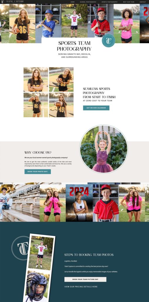 Website by Showit website designer Jen Gen Creative